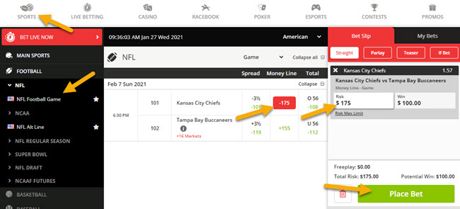 Vegas super bowl prop bets